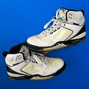 Nike Retro Air Jordan Sixty Plus 60 Shoes White Green 364806-131 Men’s Size 10.5